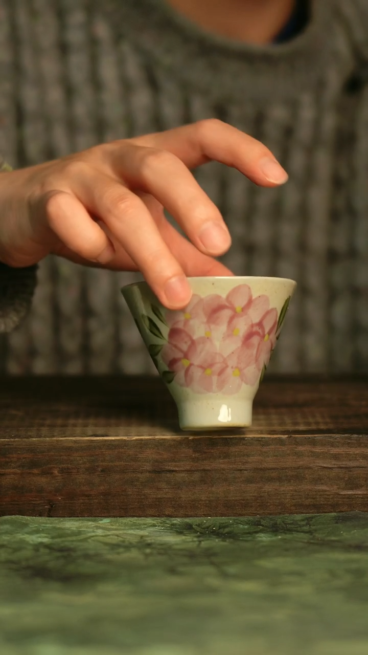 釉下彩手工手绘瓷器青诗集手工手绘瓷器