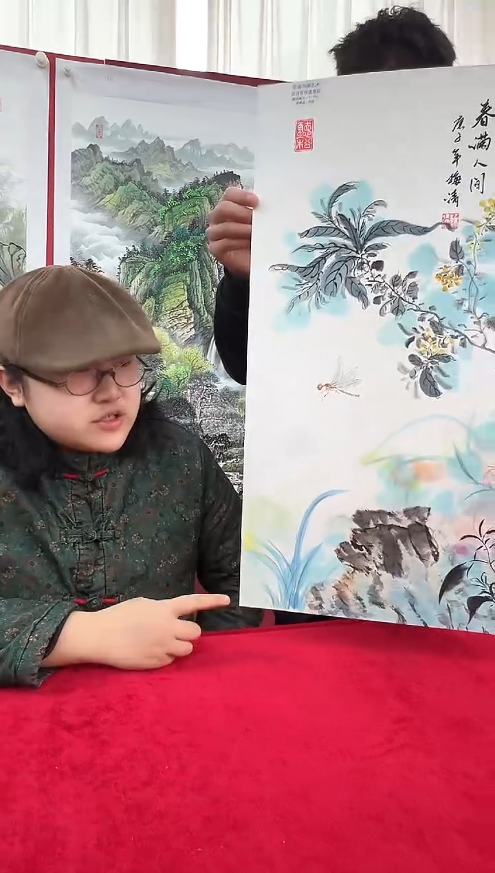 国画梅清老师1平尺花鸟卡纸作品