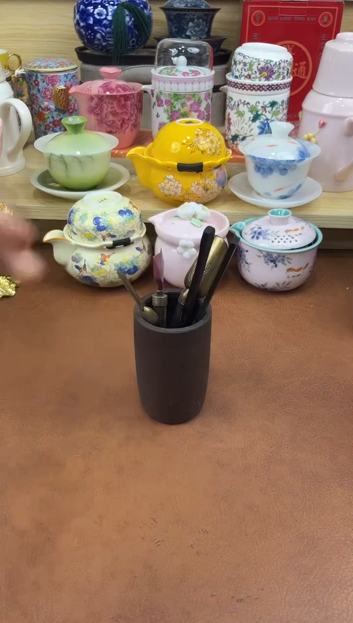 陶陶瓷茶具摆件旅行套组