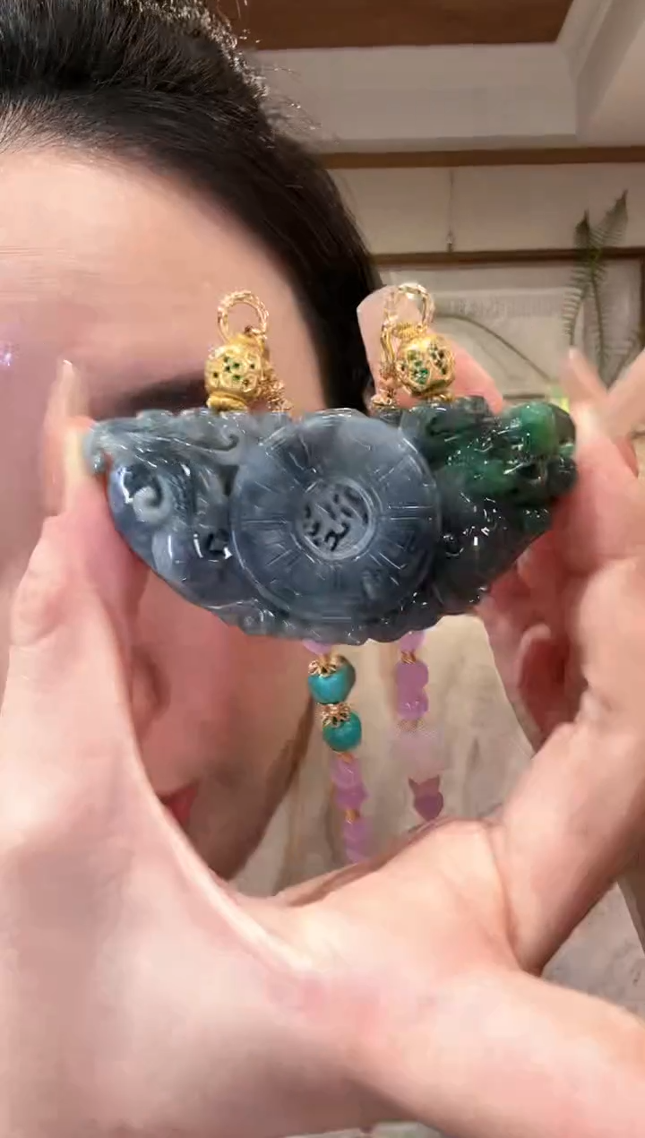 【闪购商品】翡翠颈饰未镶嵌国风