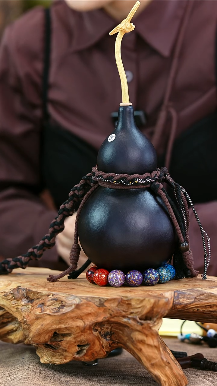 【闪购商品】186—光岳葫天然大漆酒葫芦不含漆珠