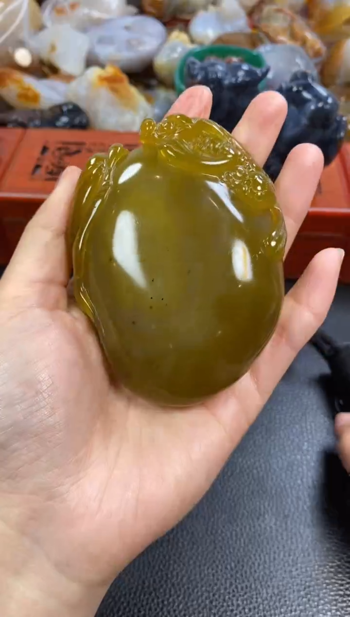 未镶嵌手把玛瑙/玉髓戴*苗1