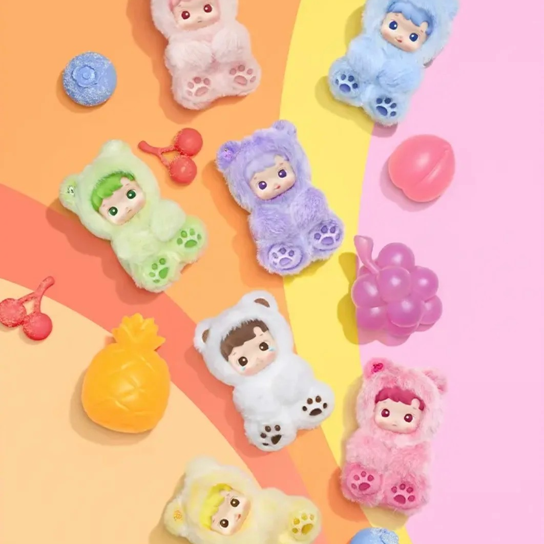 【kixin-潮玩】hacipupu小熊软糖搪胶