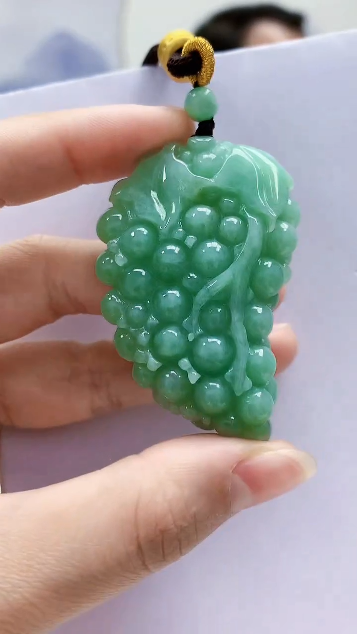 未镶嵌定制翡翠4957lr-毛货挂件7