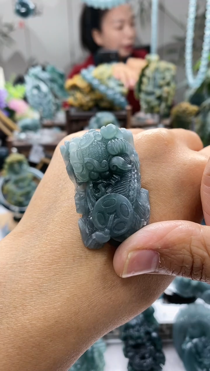 未镶嵌定制翡翠浅*璃翡翠毛货不退不换12.13