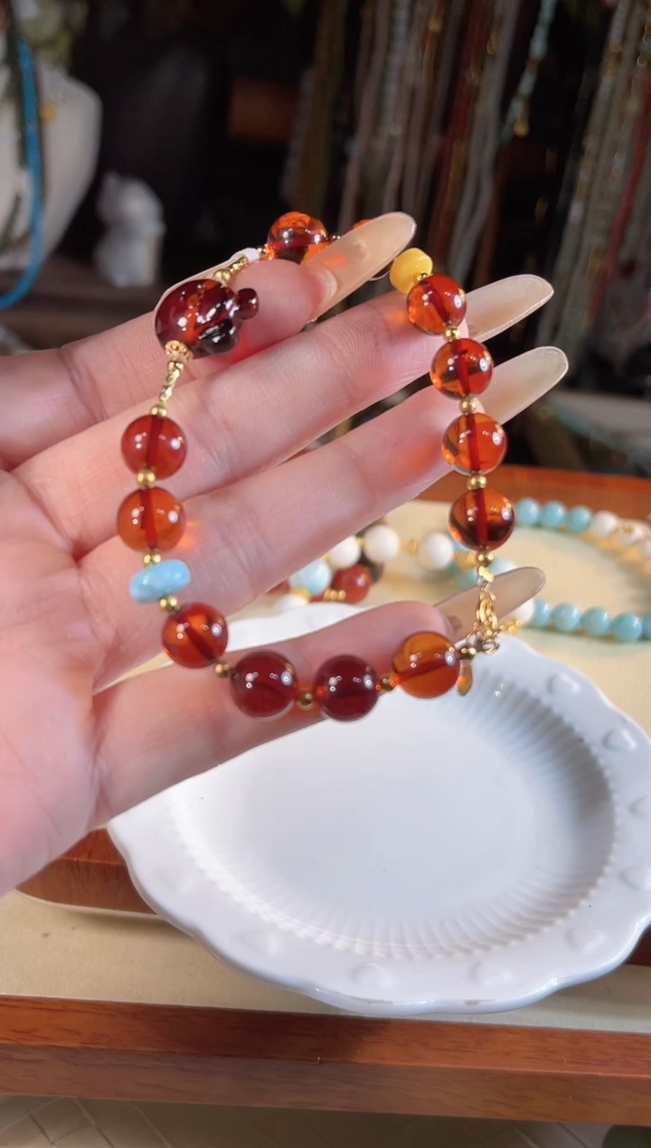 【闪购商品】血珀手链未镶嵌多样性发货其一