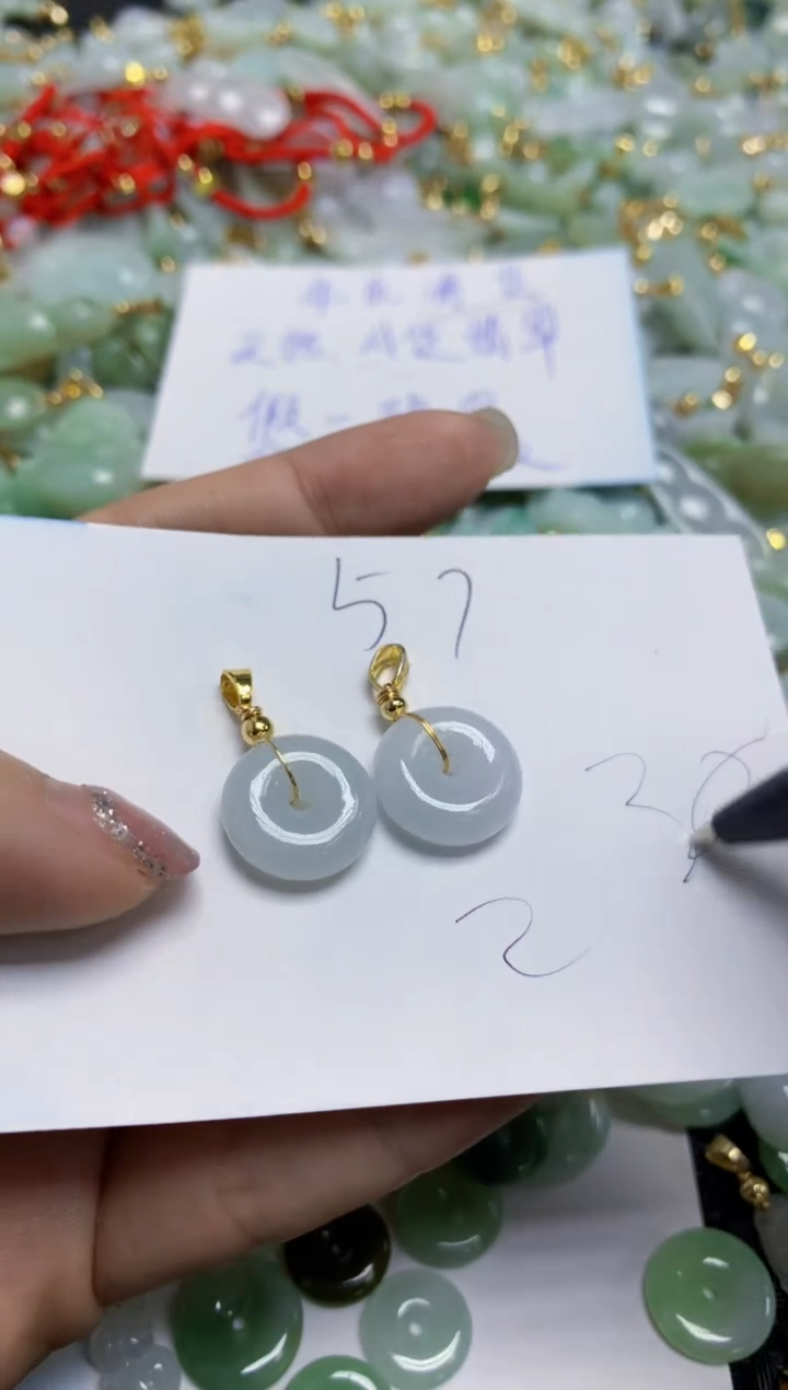 【闪购商品】翡翠颈饰合金  天然A货翡翠
