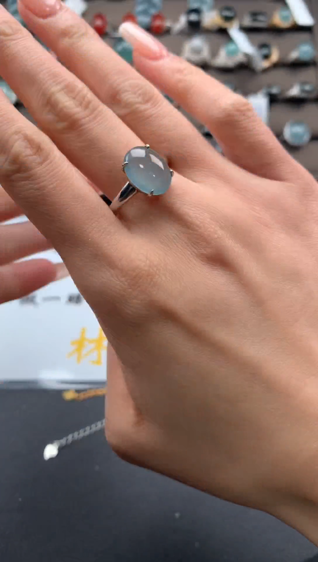 【闪购商品】翡翠戒指银S925镶嵌123321321