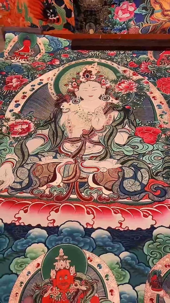 装裱画精美唐卡tk16058