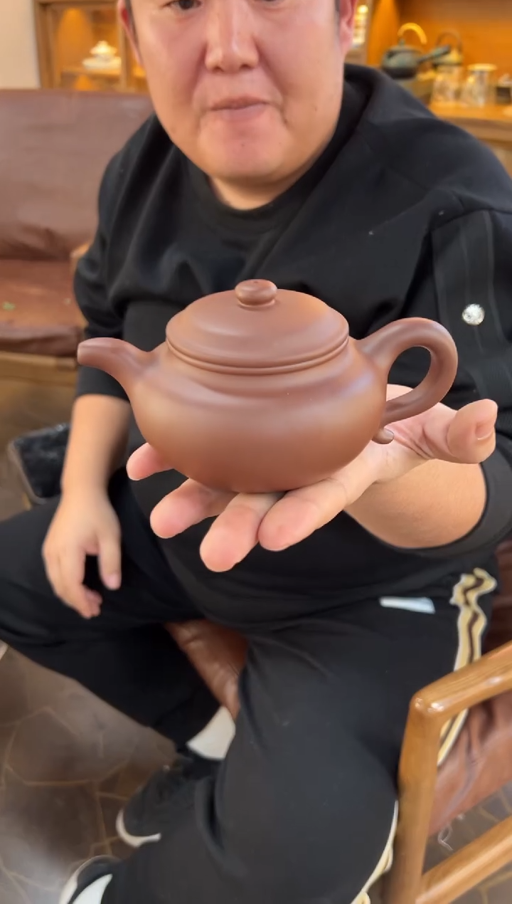 【闪购商品】紫砂茶壶【头哥手工壶】仿古底槽清