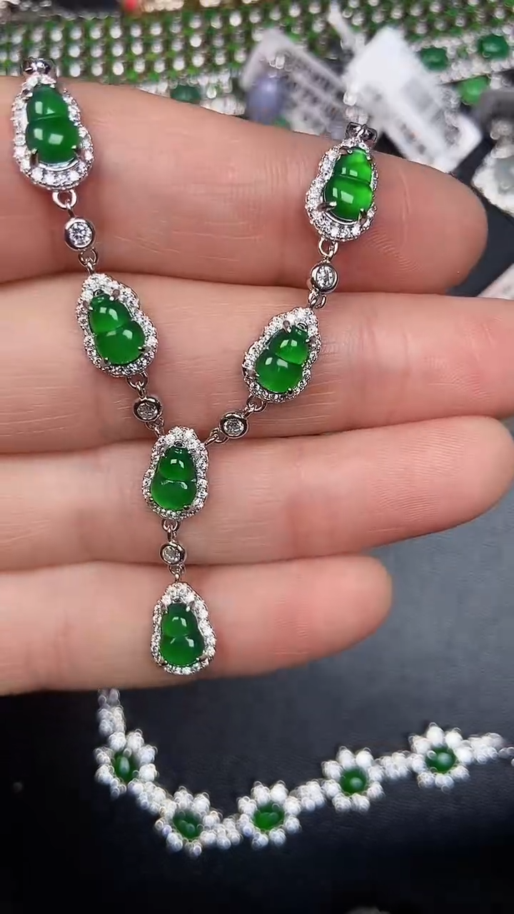 银S925镶嵌戒指翡翠1560