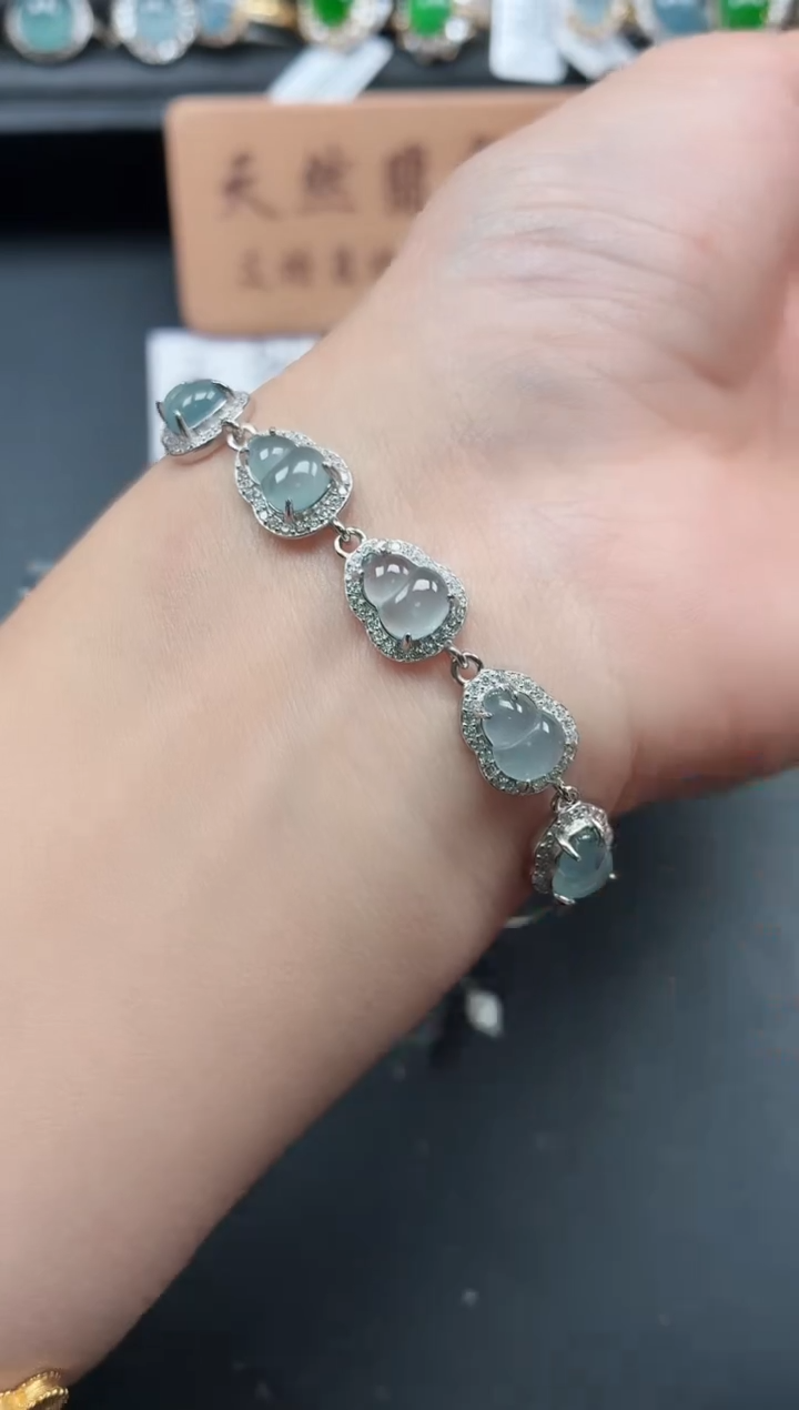 银S925镶嵌戒指翡翠11