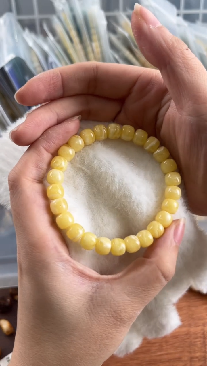 【闪购商品】蜜蜡裸石未镶嵌蜜蜡手串没品控8,5