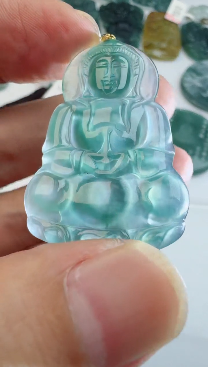 【闪购商品】翡翠颈饰未镶嵌多样性随机发其一