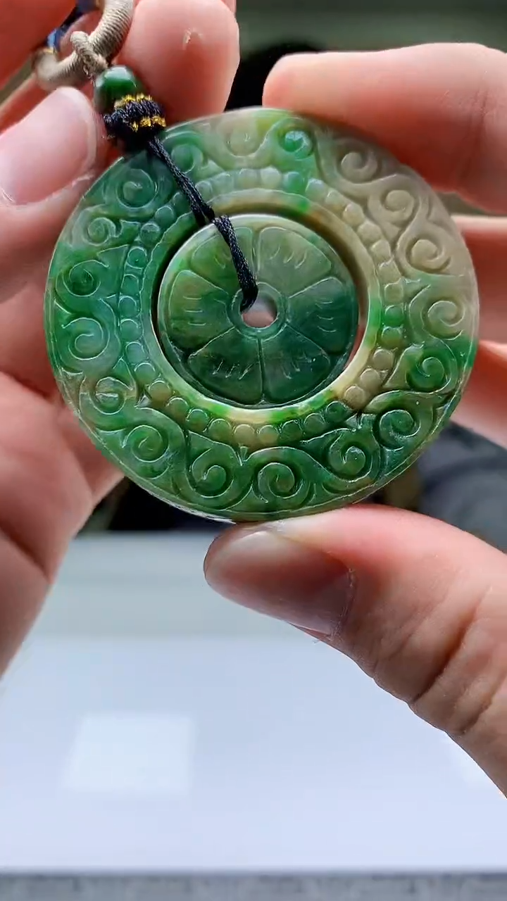 【闪购商品】定制翡翠未镶嵌4917bb-毛货挂件98