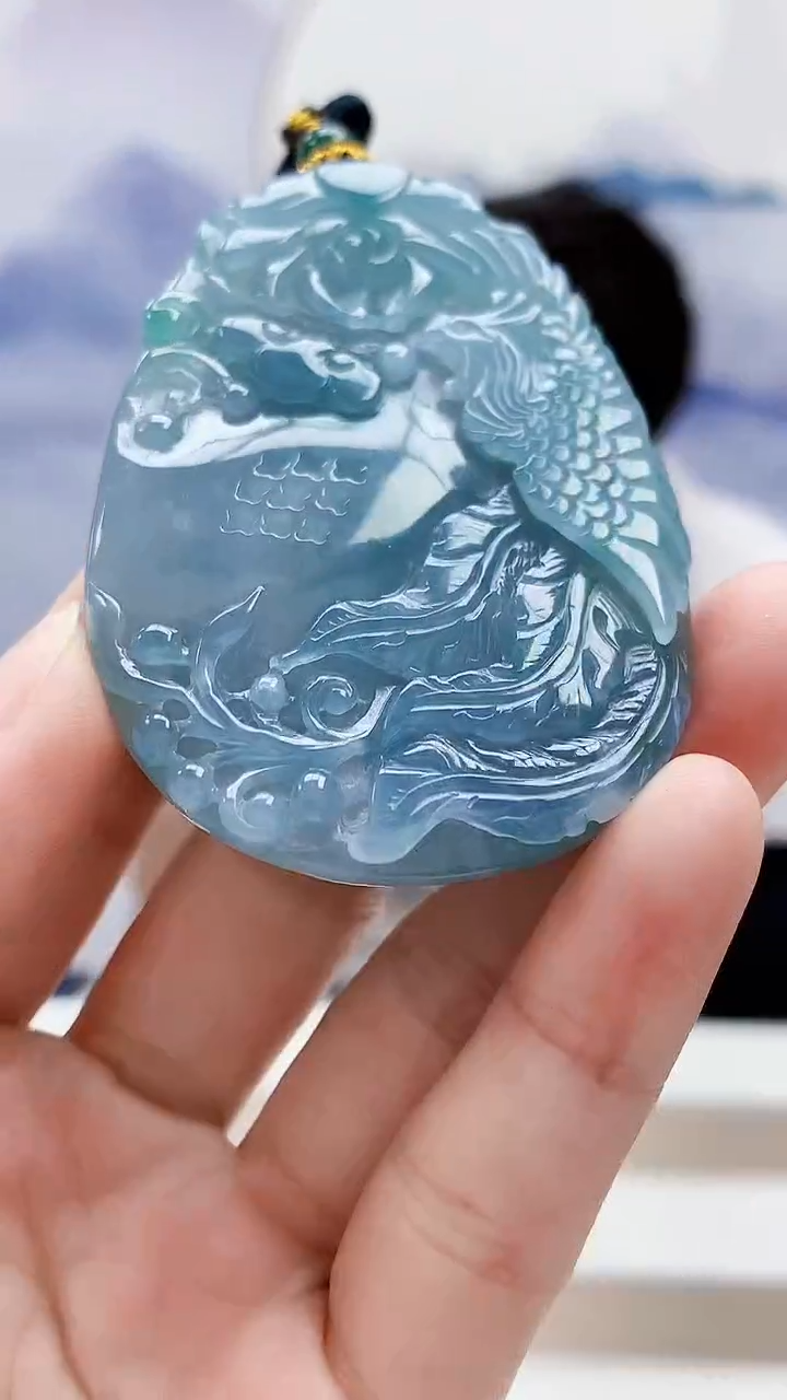 未镶嵌定制翡翠5060lr-毛货挂件24