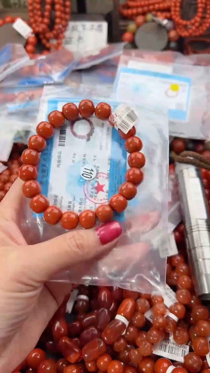 【闪购商品】南红玛瑙手串未镶嵌11