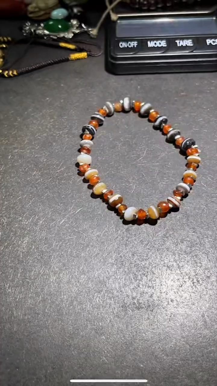 未镶嵌手串玛瑙/玉髓pz1213-77老珠子手串