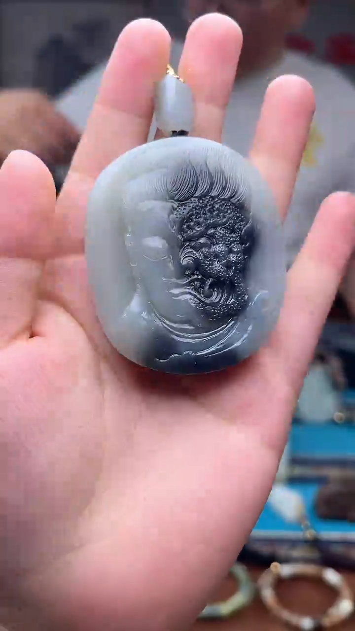 和田玉未镶嵌挂件1