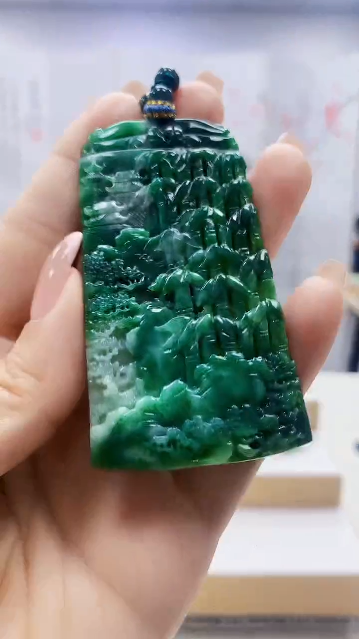 未镶嵌定制翡翠3099ty-毛货挂件21