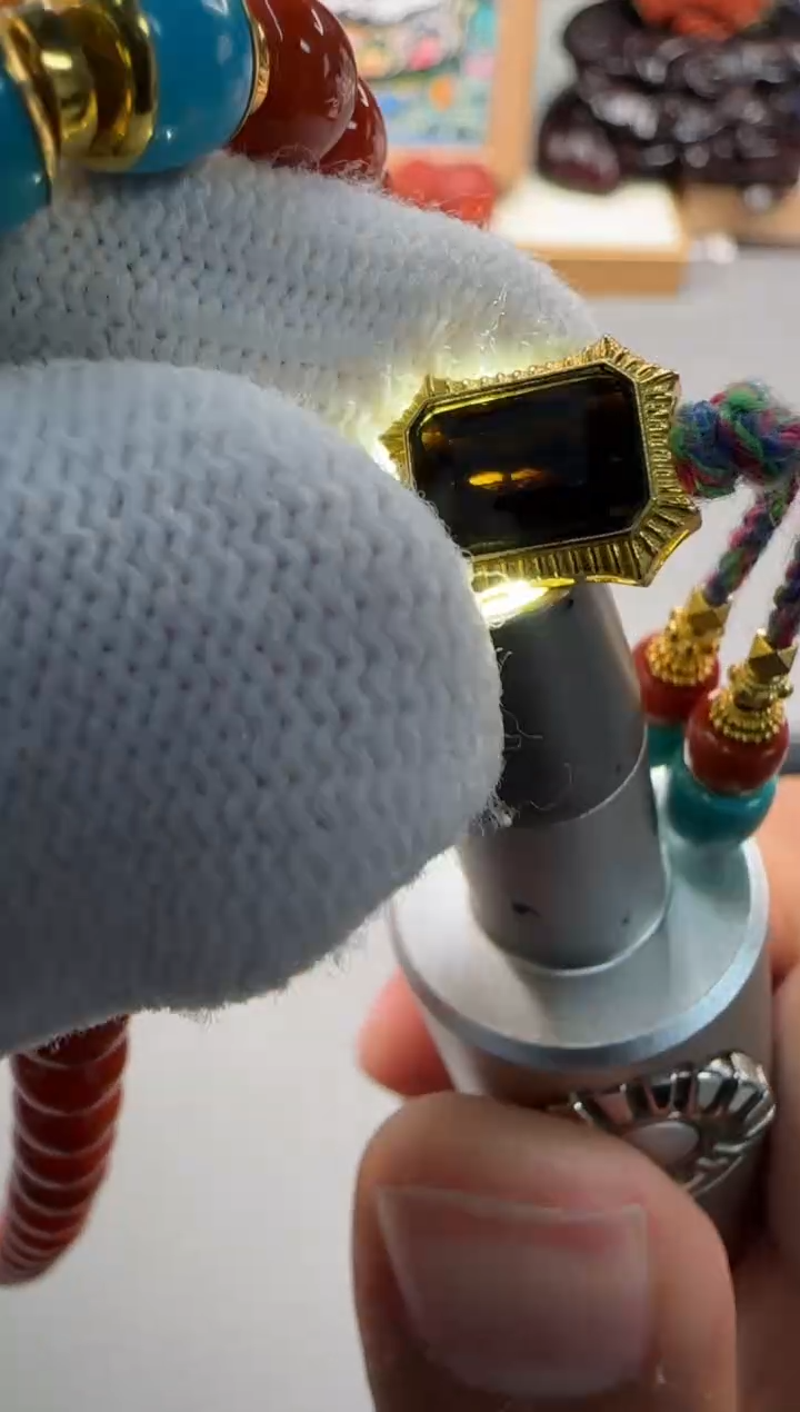 【闪购商品】绿松石手串手串18K金镶嵌手串手串