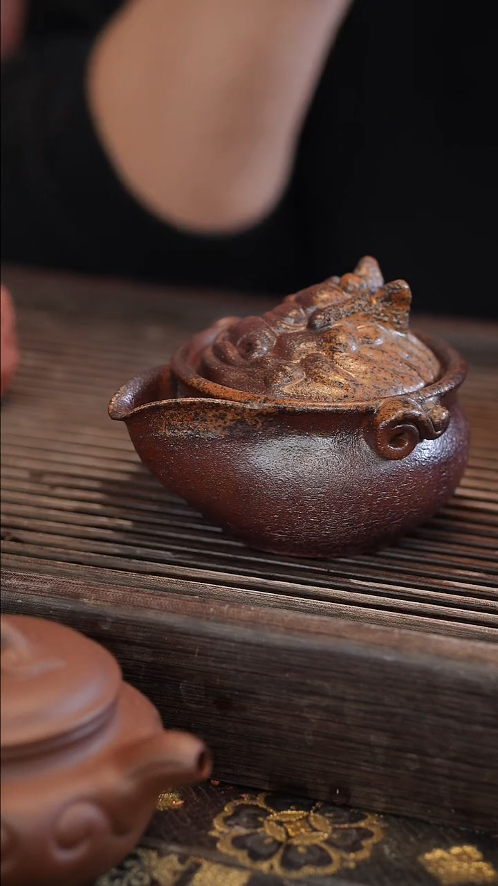 茶壶紫砂全手柴烧龍宝瓶随机发
