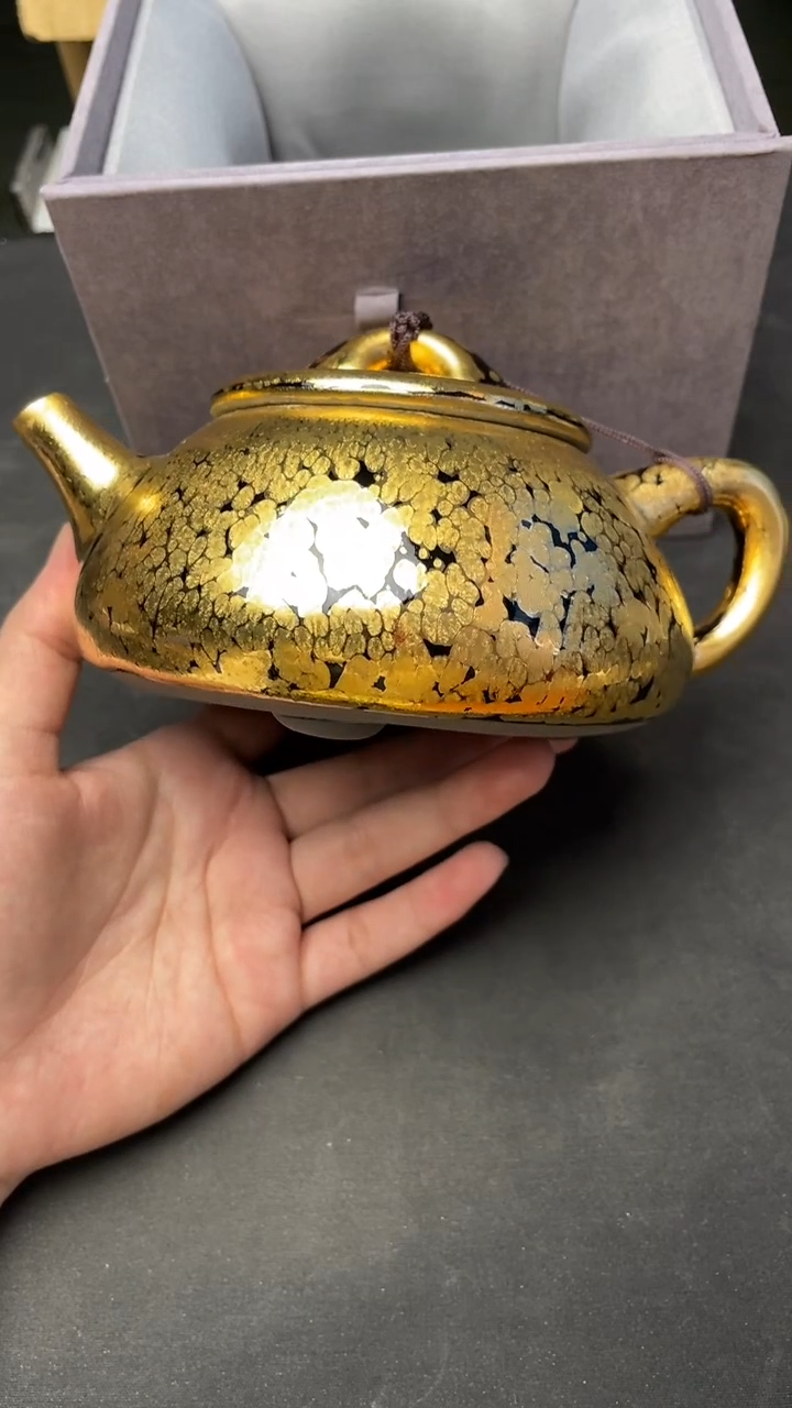 茶盏金油滴建盏壶