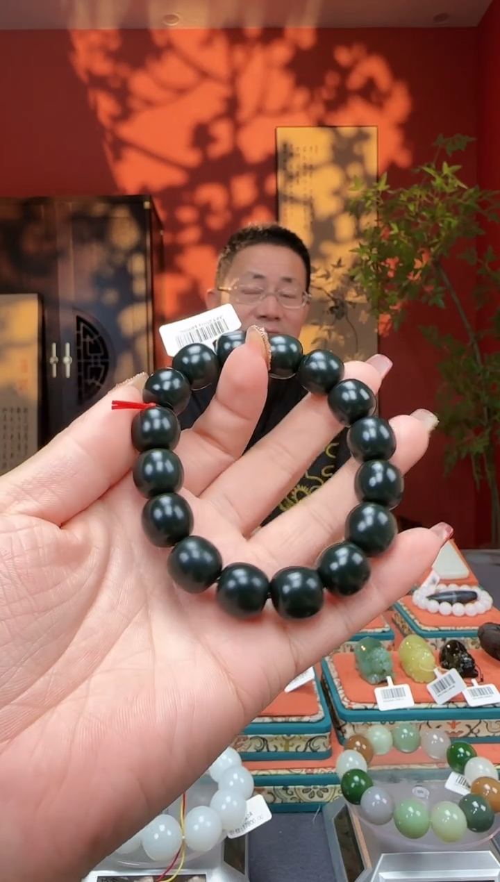 【闪购商品】和田玉手串未镶嵌手串卡14