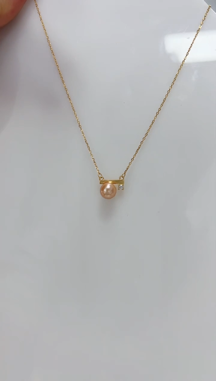 【闪购商品】海水珍珠DA银S925镶嵌c1166 羽皇金7