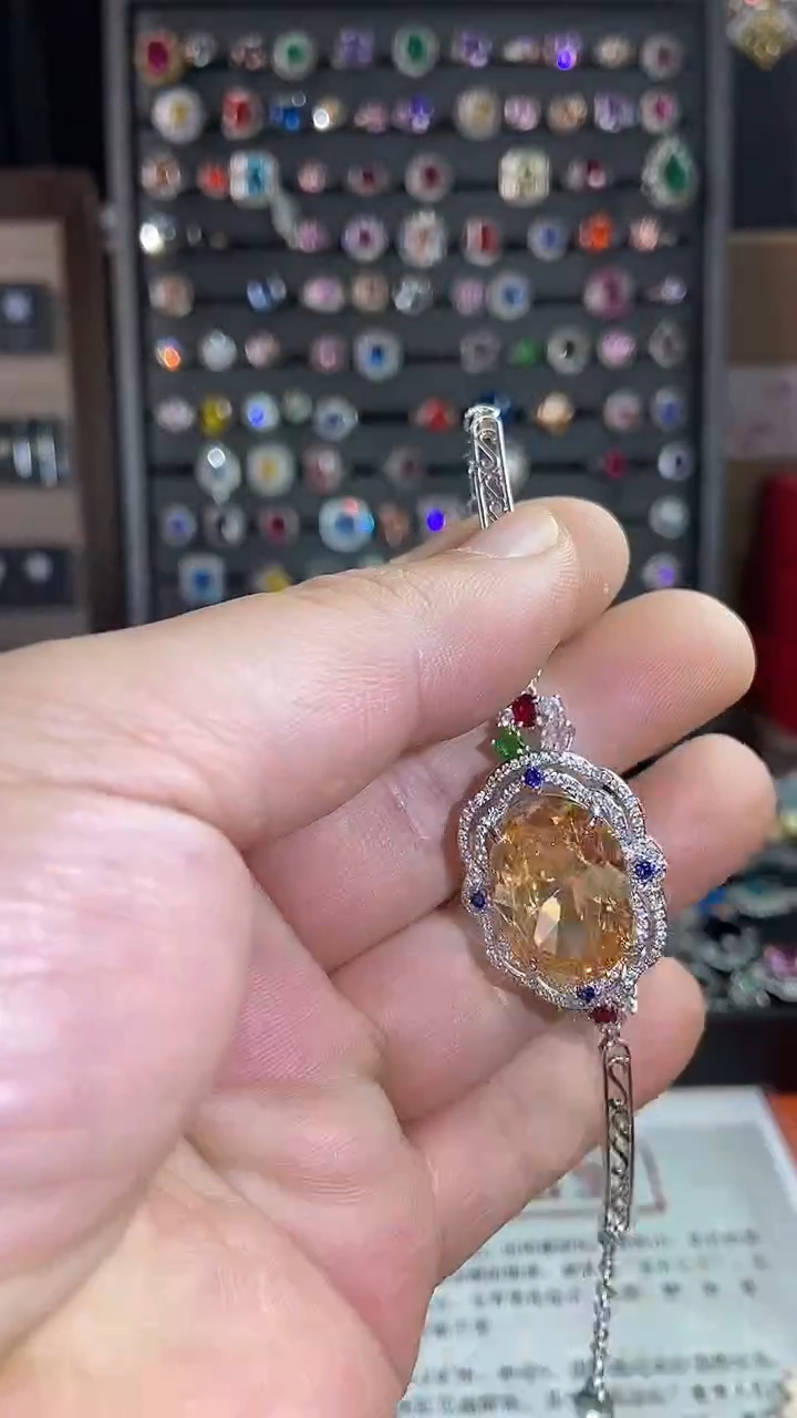 5碧玺（处理）手链B12.10-163