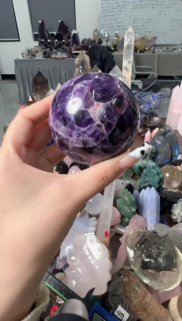 未镶嵌珠宝半成品水晶哈**哈M957 约7.2cm