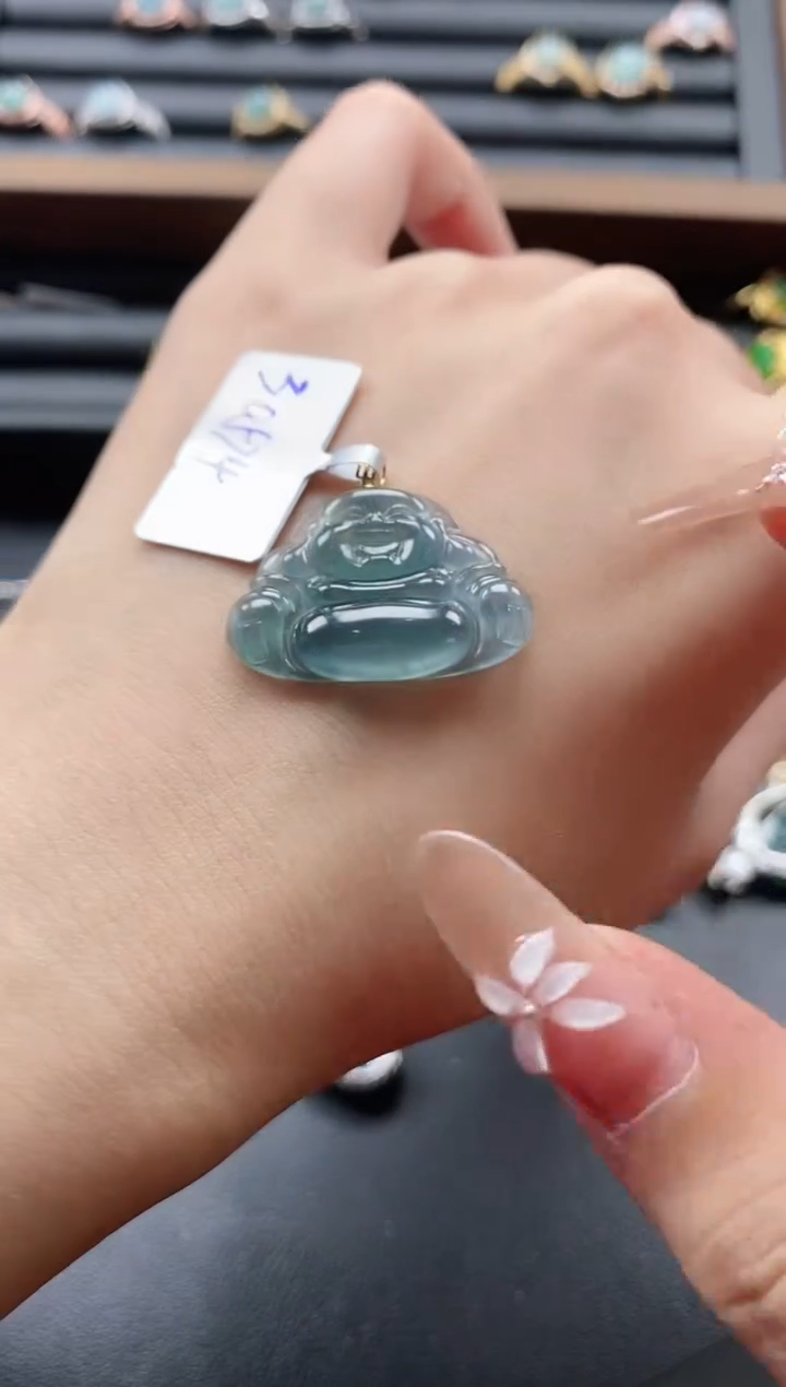 【闪购商品】翡翠戒指18K金镶嵌51511