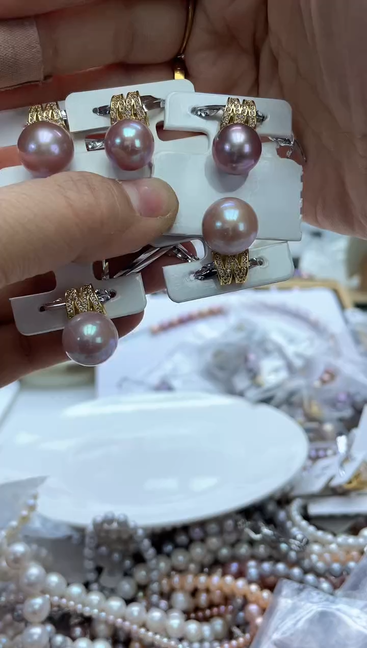 未镶嵌吊坠淡水珍珠粉泡泡M豆吊坠（多样性发一）