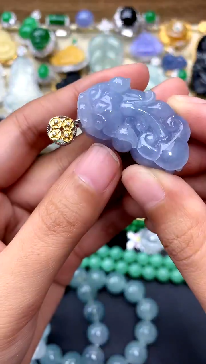 【闪购商品】翡翠颈饰18K金镶嵌202-中国好珍宝