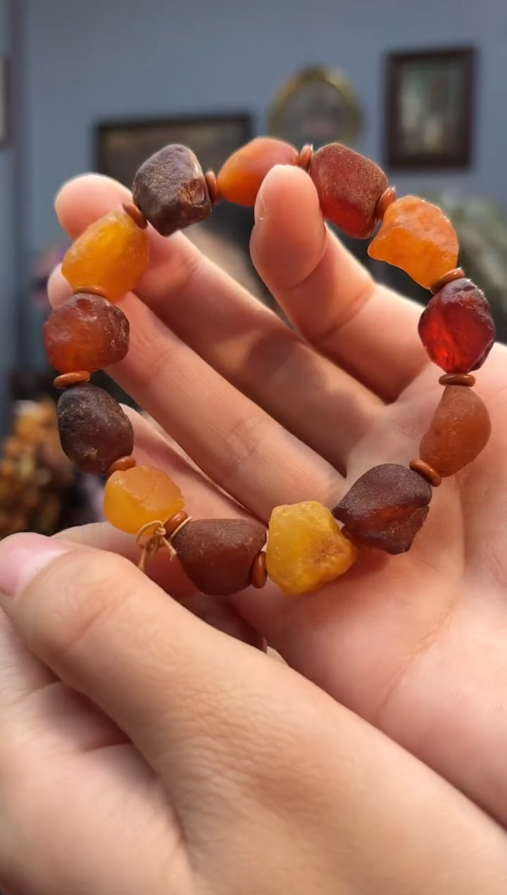 手串琥珀未镶嵌手串
