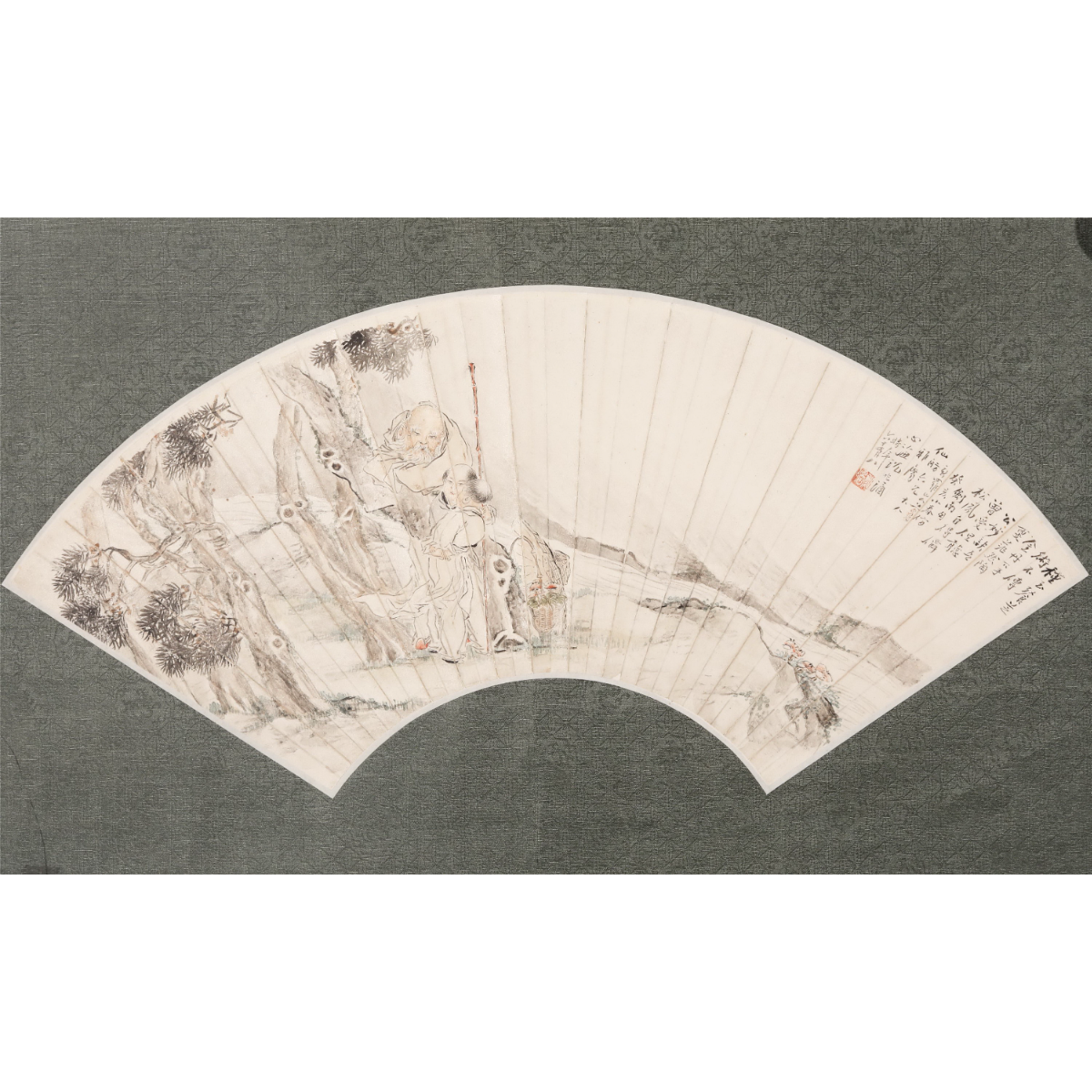 6213 沈心海 授经图