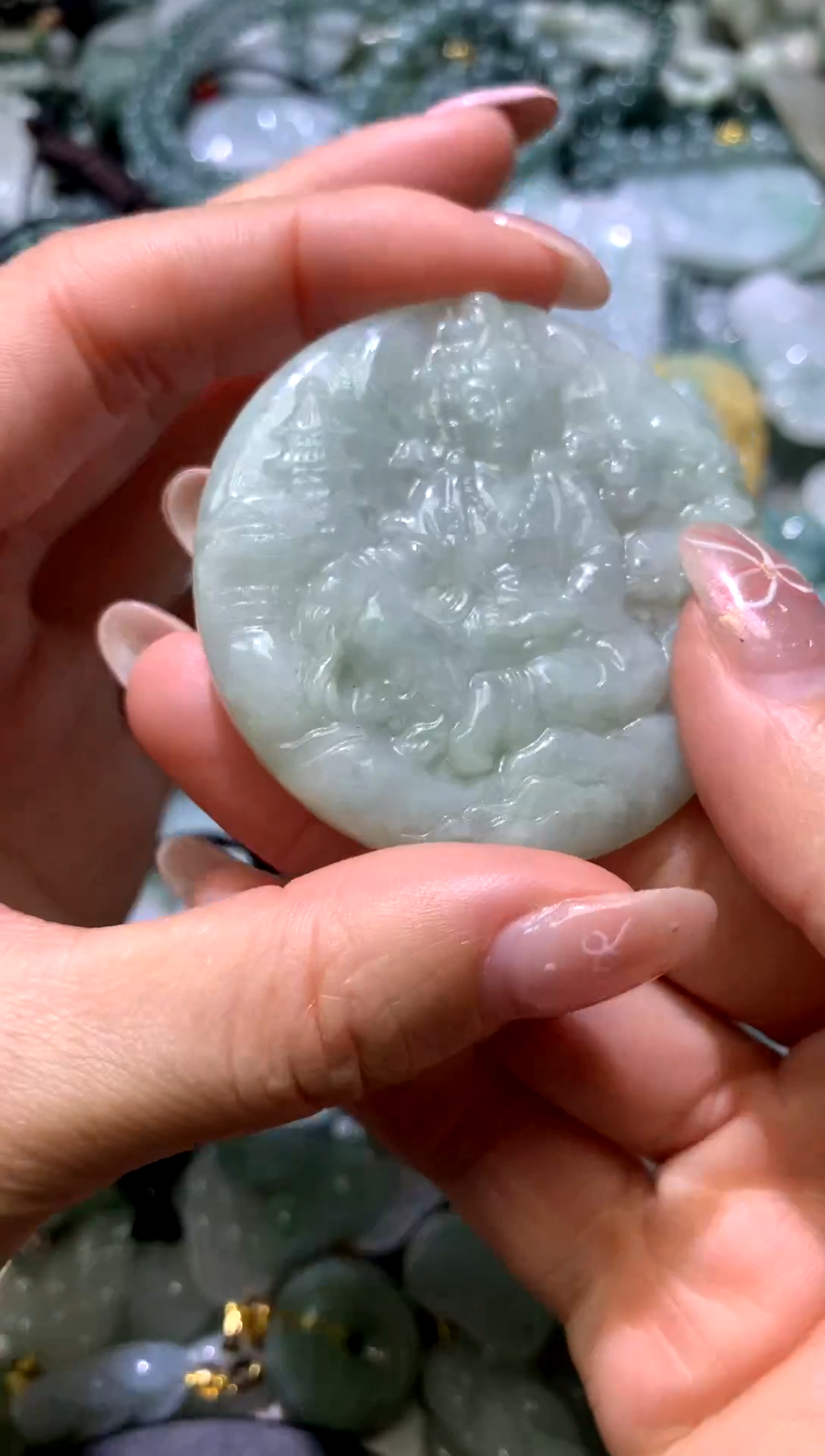 吊坠(不含链)未镶嵌翡翠1