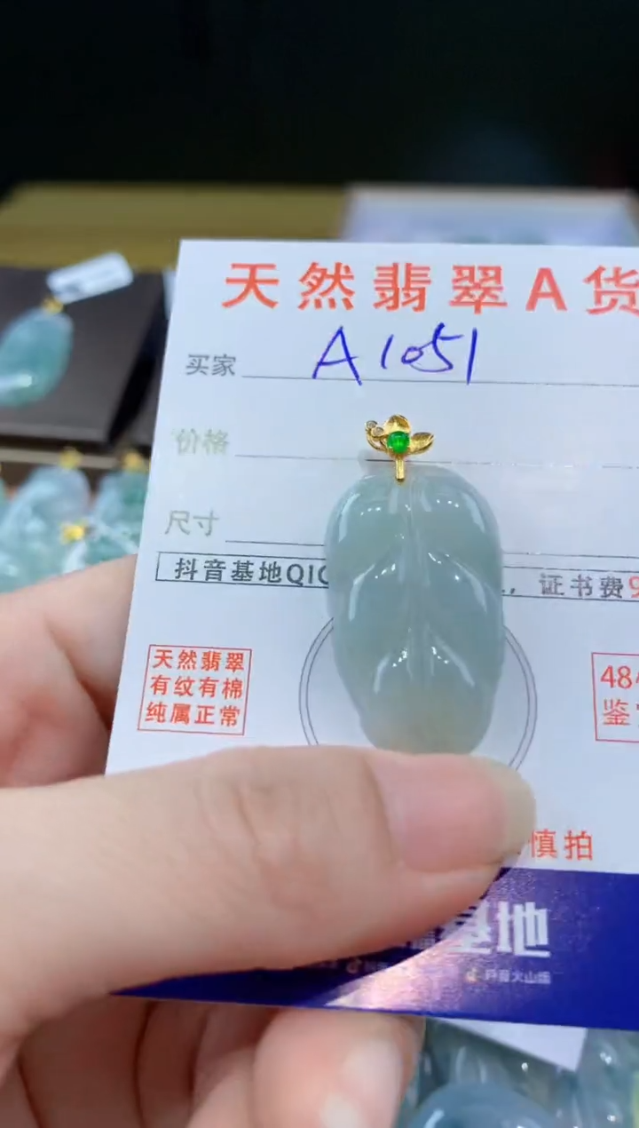 翡翠未镶嵌颈饰天然翡翠A货挂件 