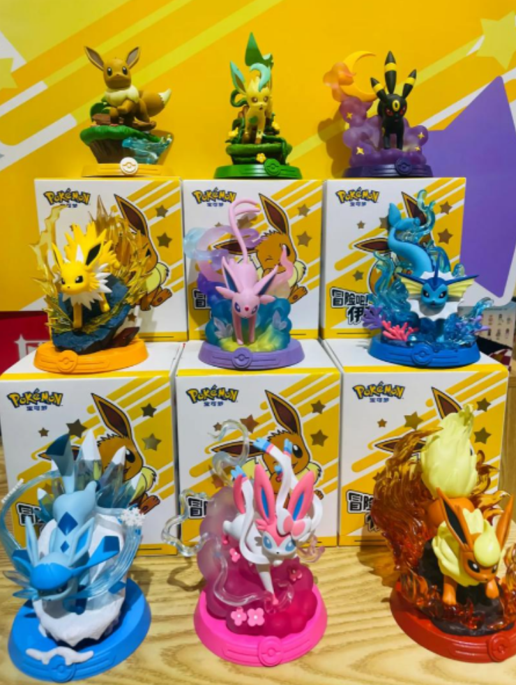 玩乐主义出发吧伊布手办代拆1.0