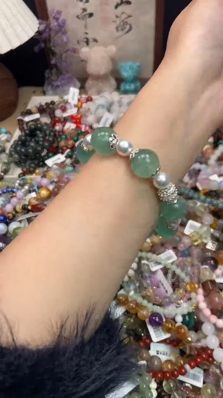 未镶嵌手链萤石346