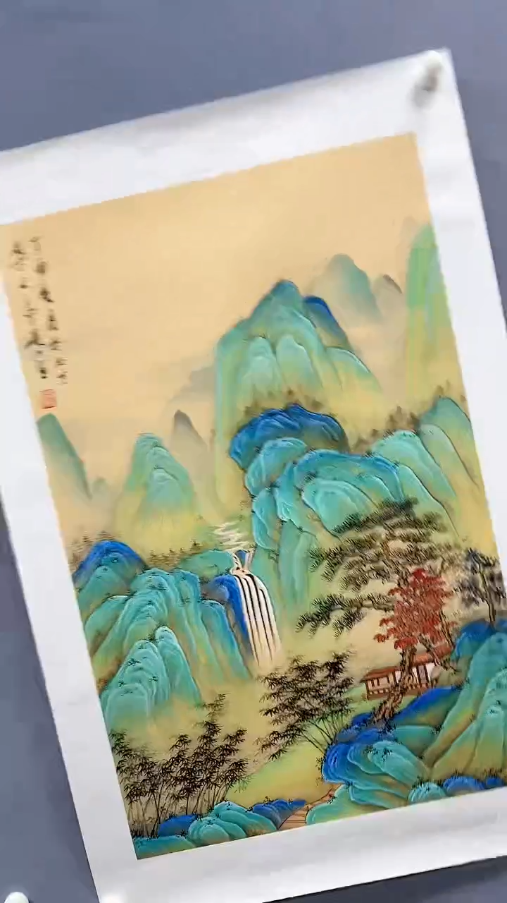 【闪购商品】绘画刘伟绘画2.7平尺山水