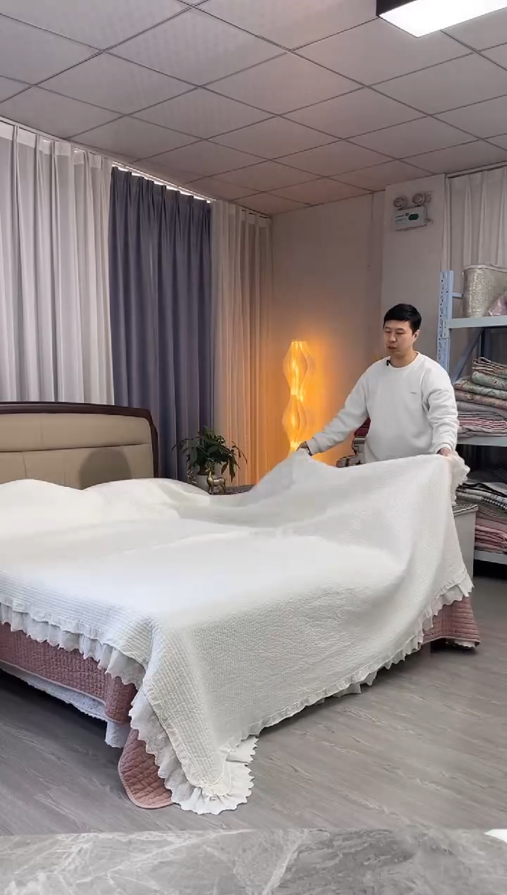 棉230cm*250cm 80支花边