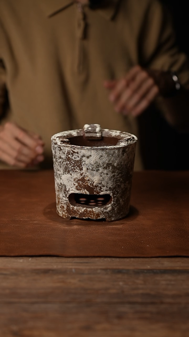 009窑变落灰炭炉