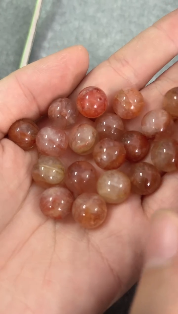 未镶嵌珠宝半成品水晶h*M084 十八颗有孔