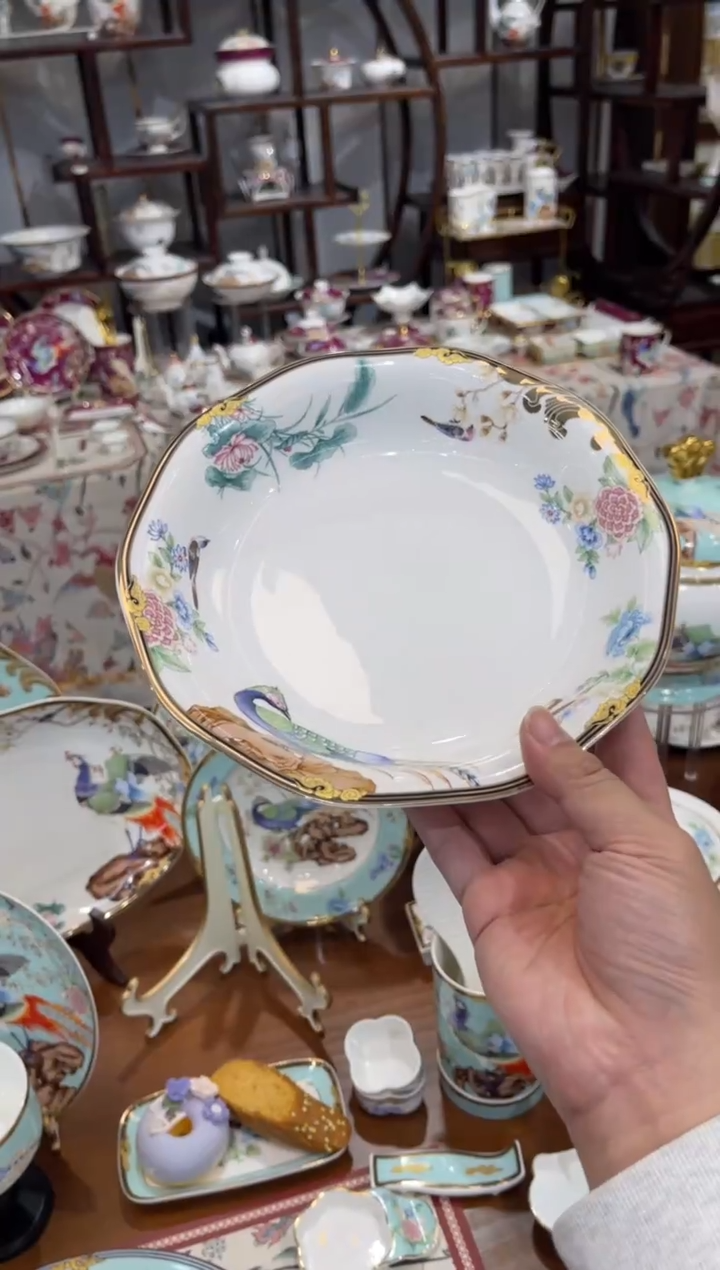 45%以上骨粉骨瓷8英寸深盘