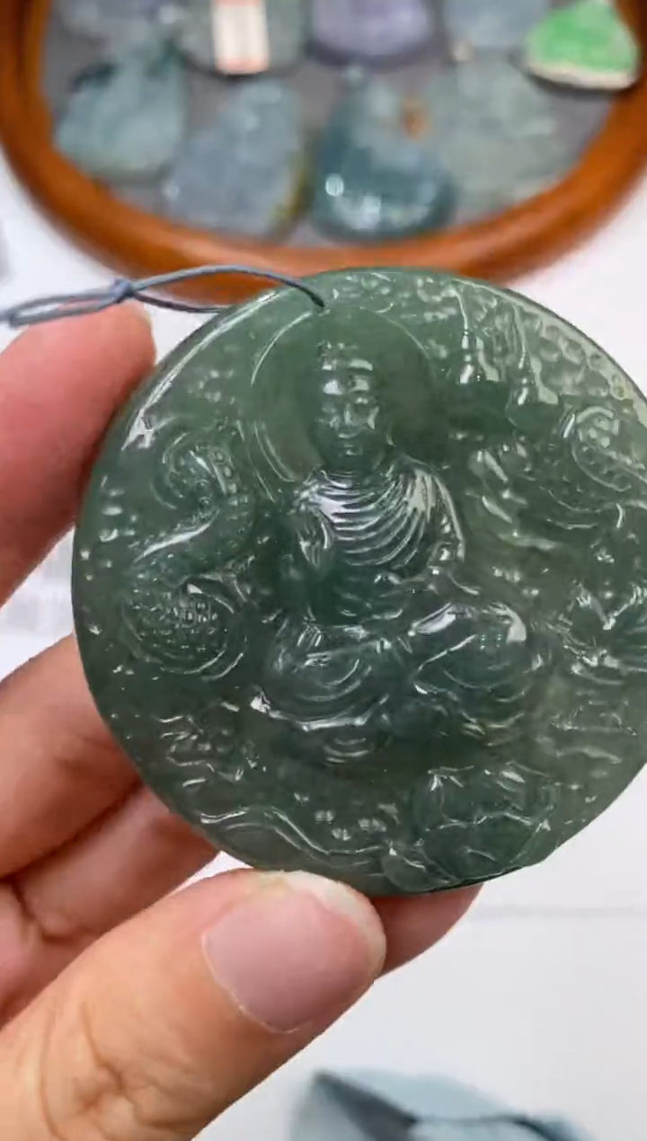 未镶嵌挂件翡翠304231     多人