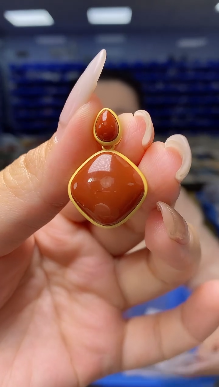 玛瑙/玉髓DZ1252银S925镶嵌DZ1252