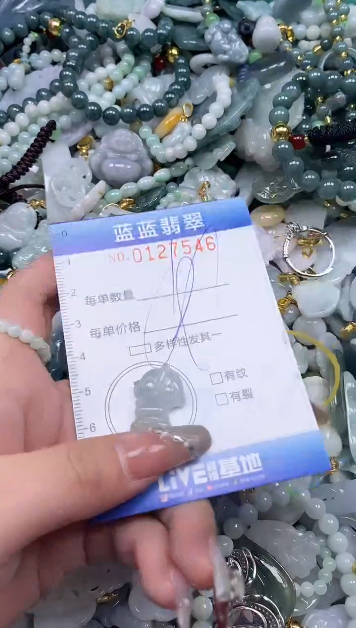 【闪购商品】翡翠颈饰未镶嵌闪购0127546多样性发其一