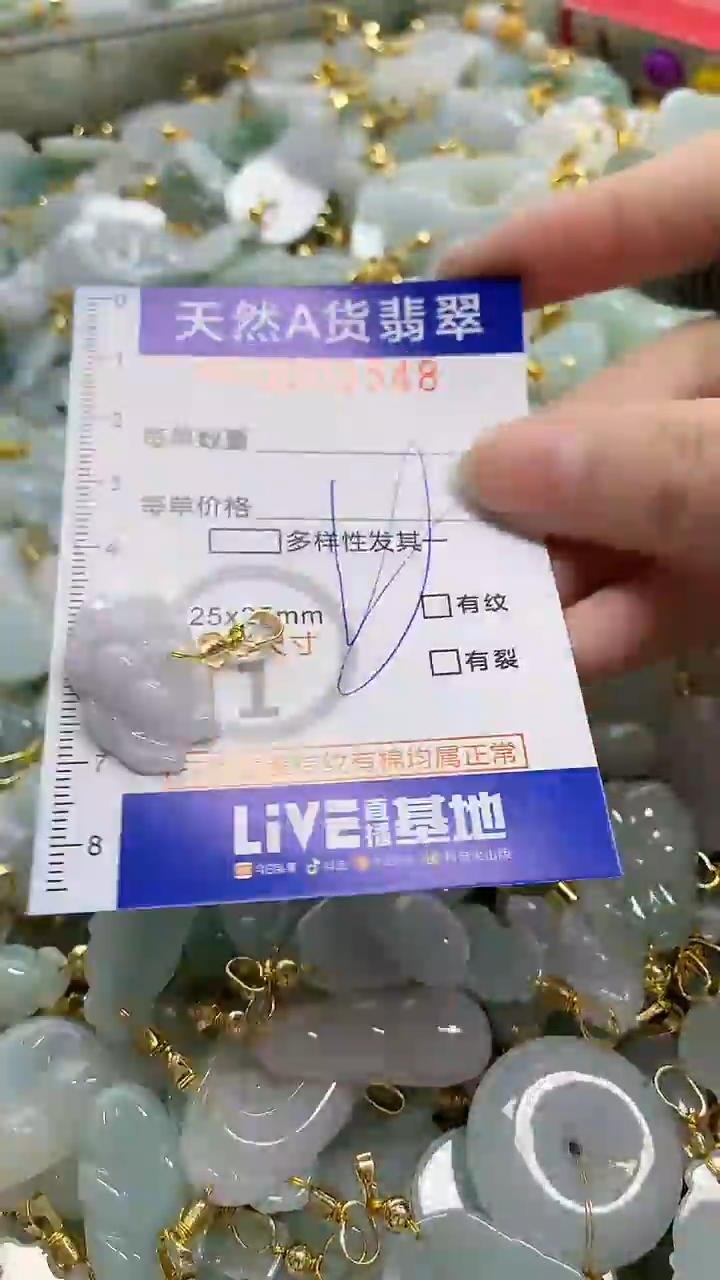 颈饰未镶嵌翡翠天然A货翡翠