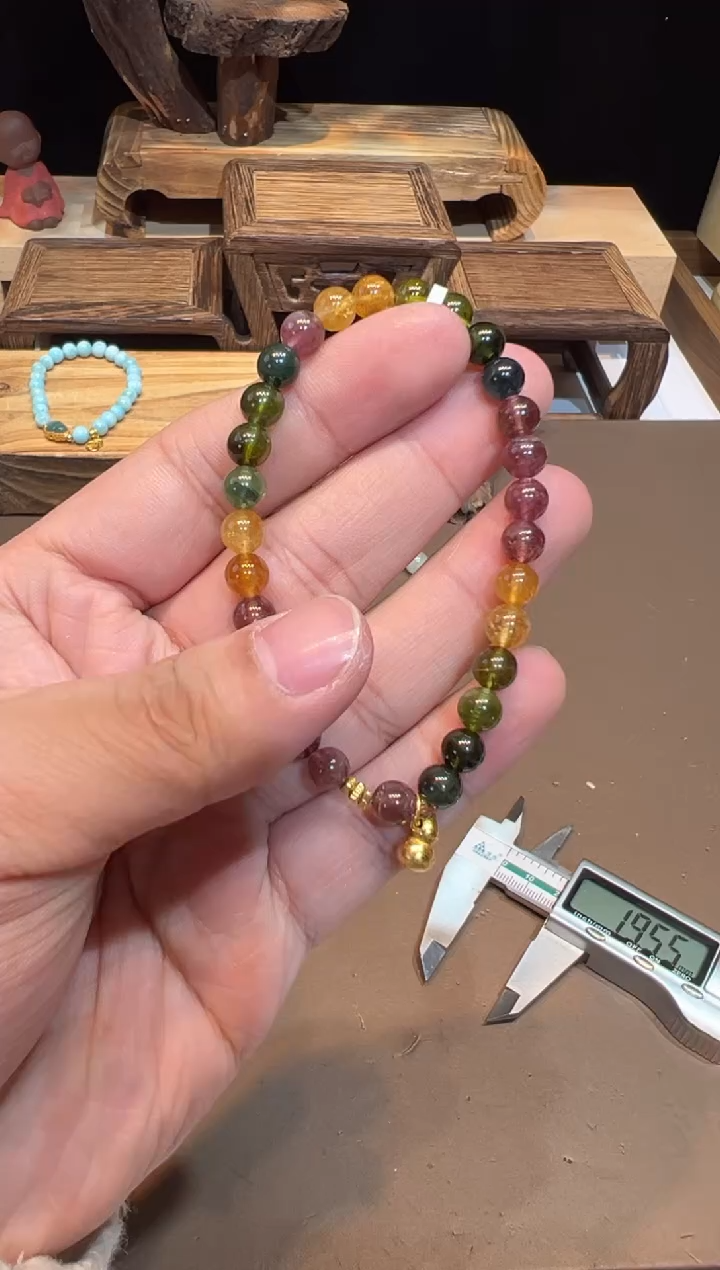 【闪购商品】碧玺手链未镶嵌手饰@@7715